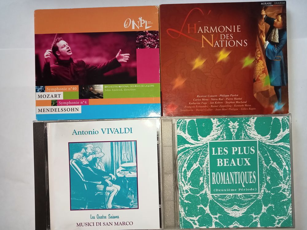 (A1) Lot de 48 CD - Musique Classique, Baroque CD et vinyles