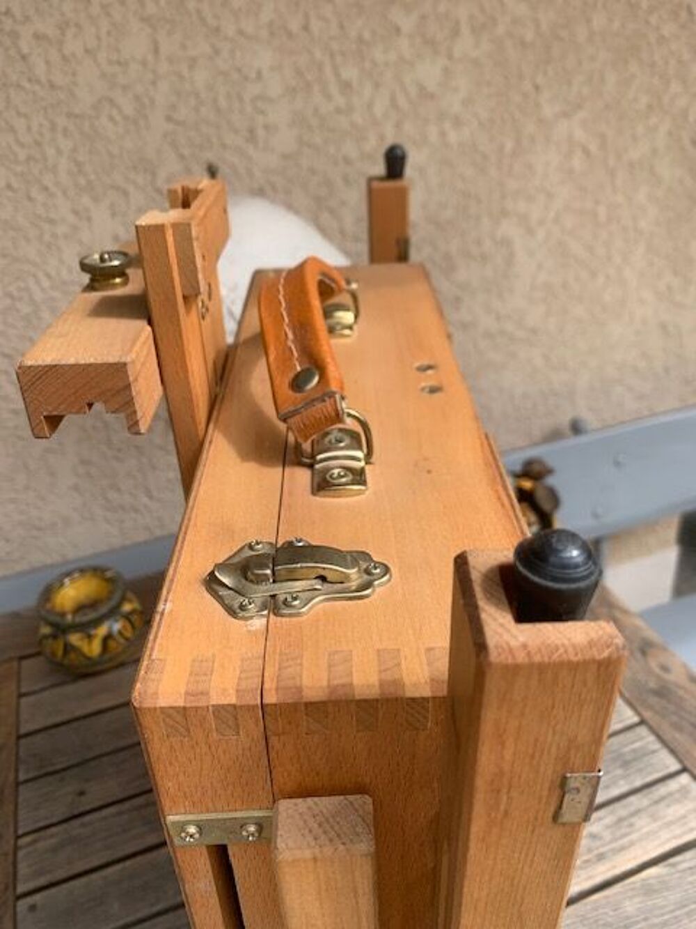 Chevalet peintre en bois Décoration