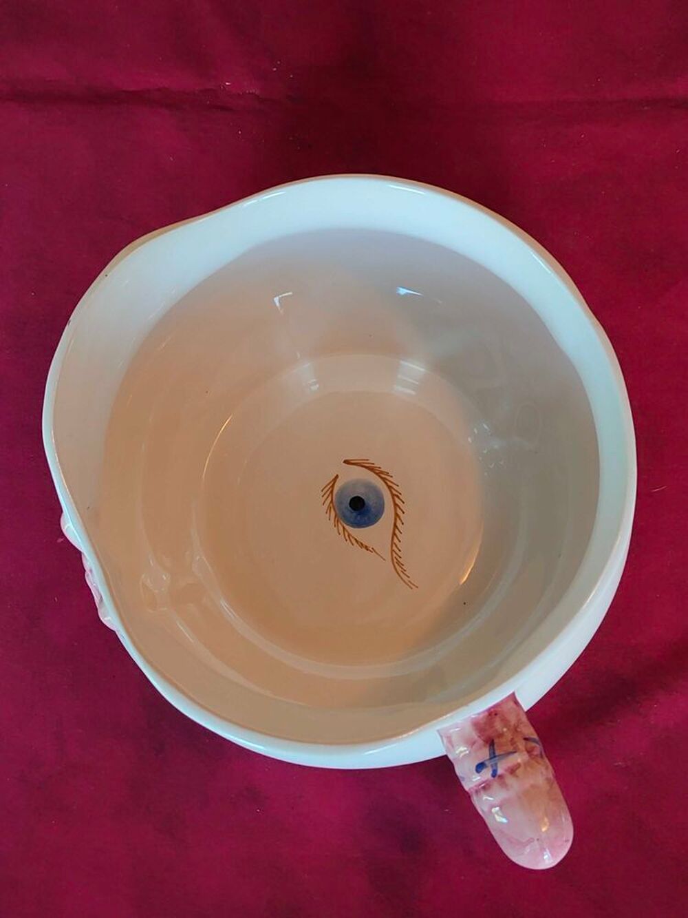Pot de chambre vive la mari&eacute;e en porcelaine ( n&deg;13) Décoration