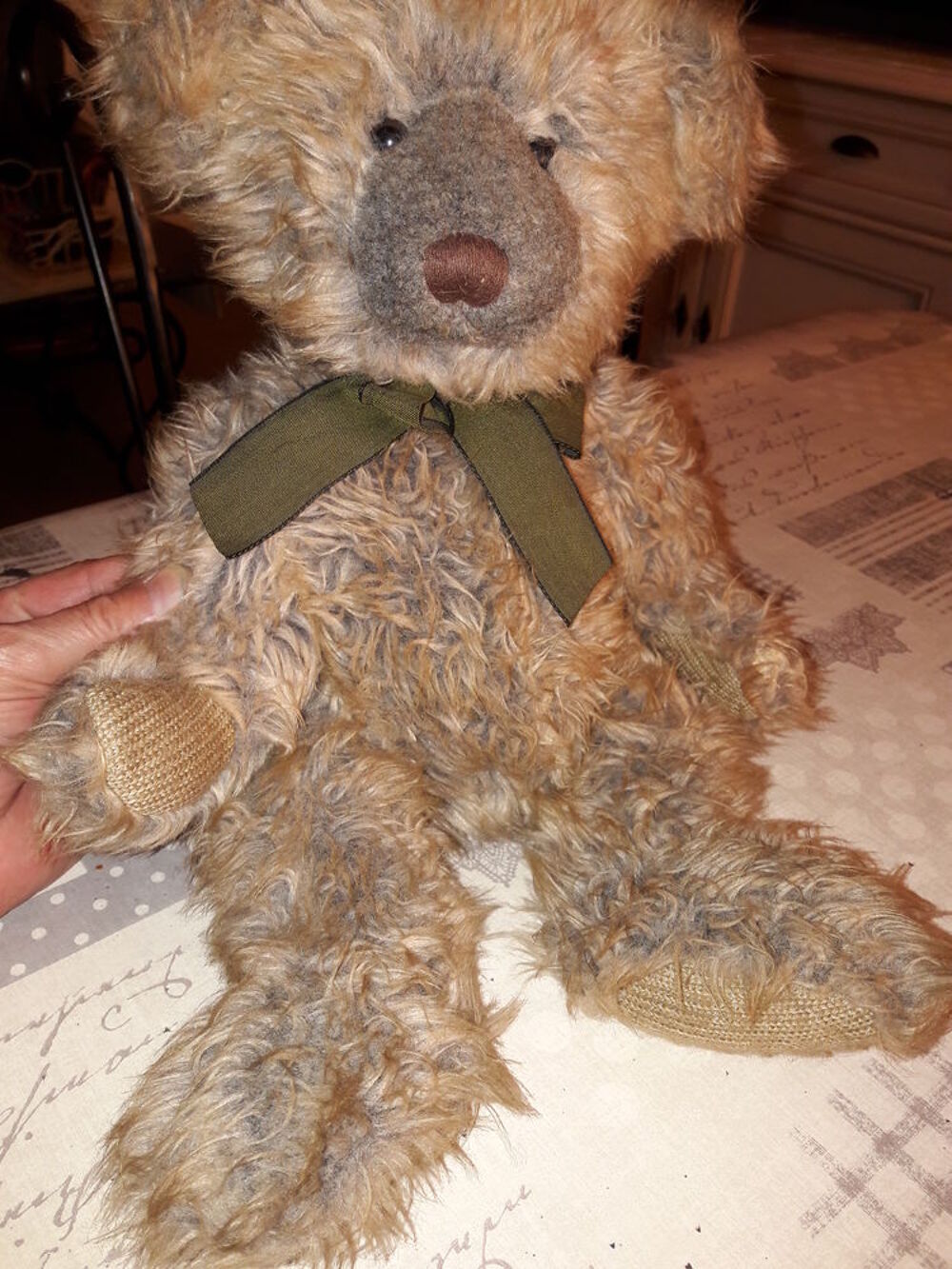 Ours peluche Marque RUSS 40 cm parfait &eacute;tat 