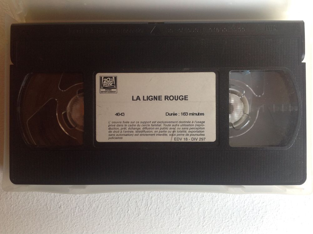 LA LIGNE ROUGE DE TERENCE MALICK K7 VID&Eacute;O Envoi Possible
DVD et blu-ray