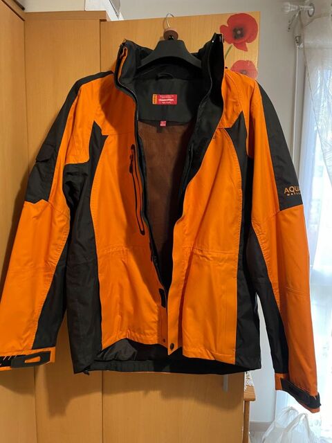 Veste de randonnée imperméable survival orange et noir 40 Châtillon-sur-Chalaronne (01)