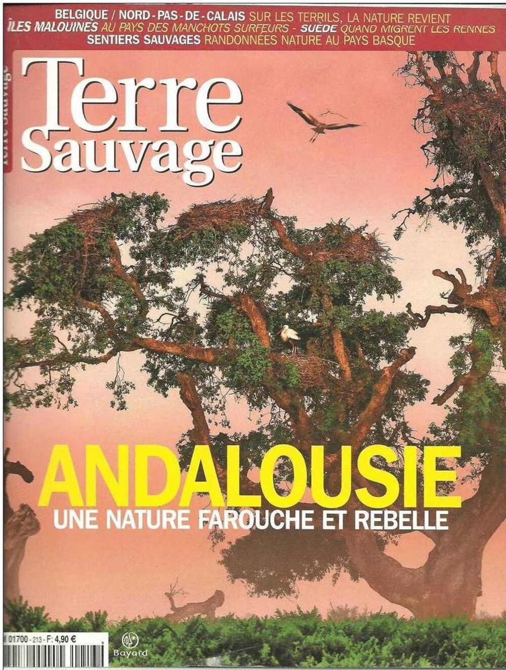 Revues "TERRE SAUVAGE" 2 € chaque n&deg; Livres et BD