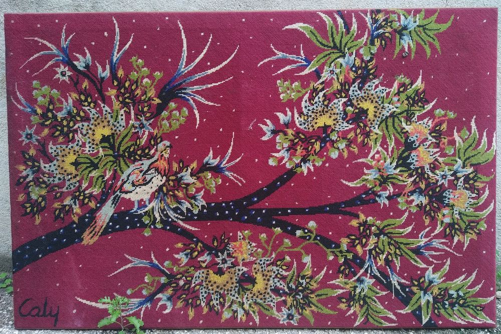 tapisserie broderie Odette Caly Décoration