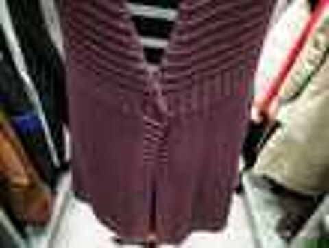 gilet long violet Anne Weyburn Vêtements