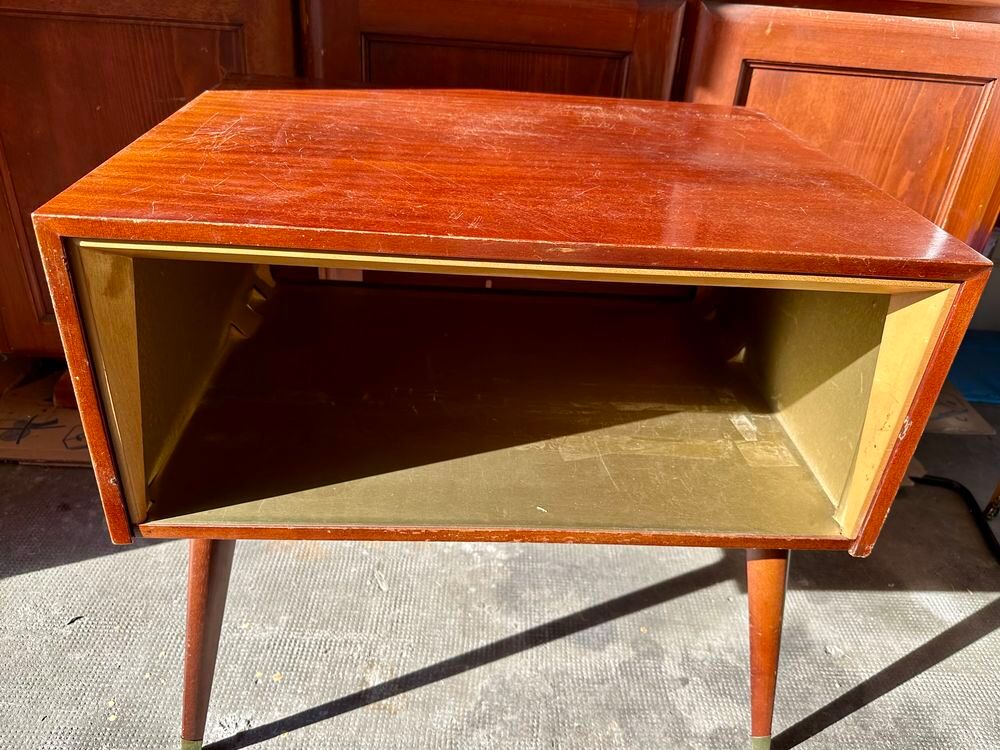 Console bois et dor&eacute; Meubles