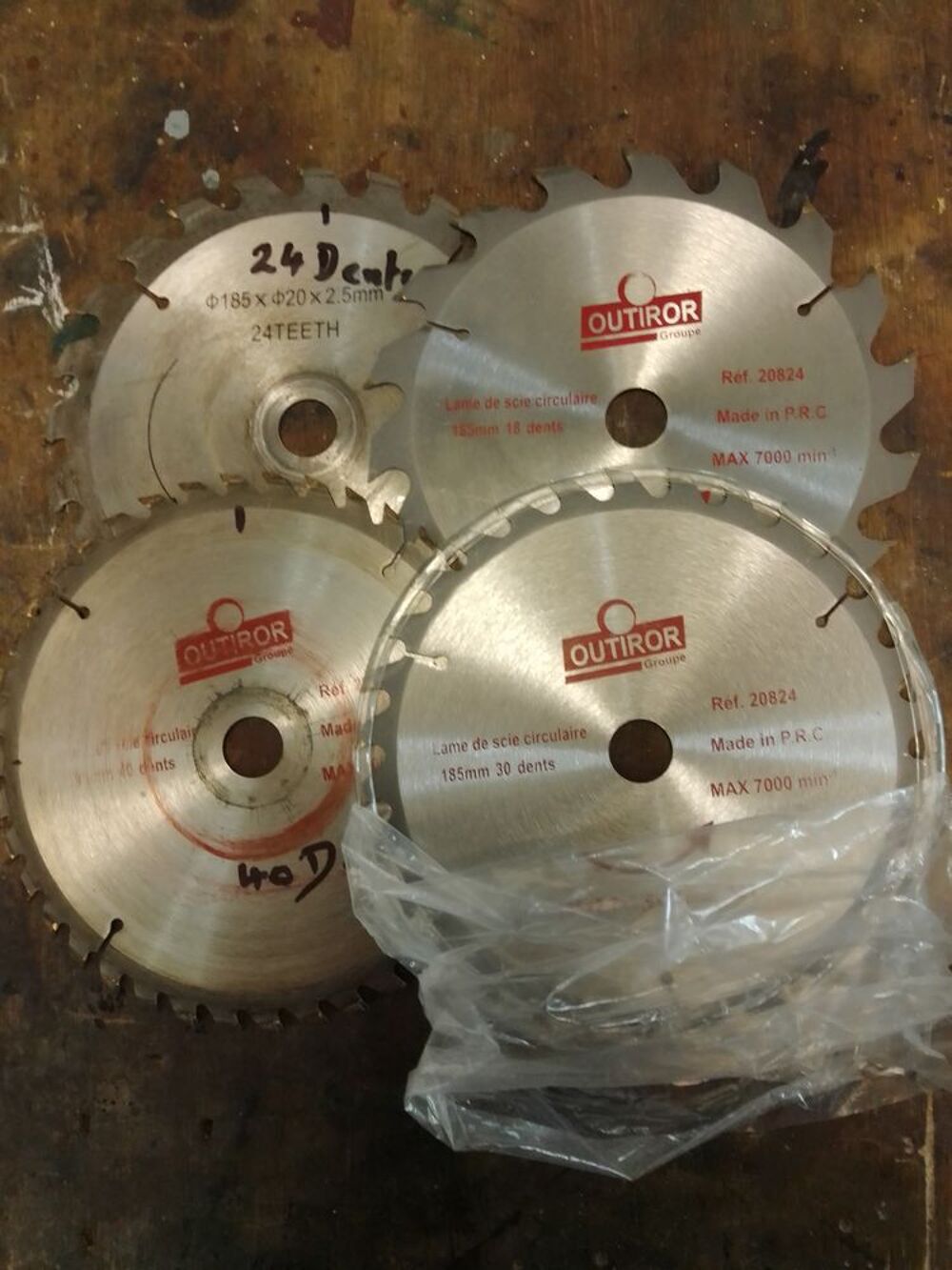 lot de lame de scie circulaire Bricolage