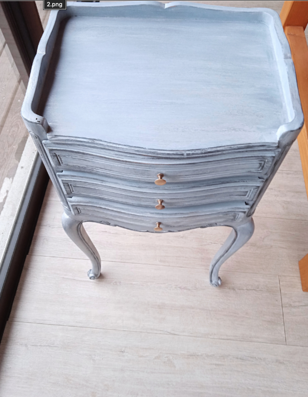 Meuble de chevet ou d'appoint en bois, style Louis XV. Meubles