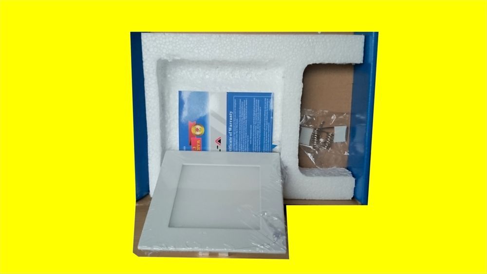V-TAC LUMINAIRE LED PANEL LIGHT 8W SKU: 4820 - VT-800 SQ 12V Décoration