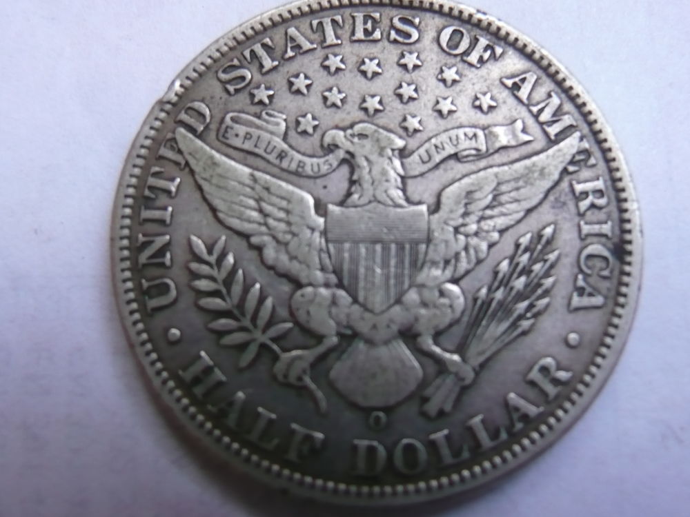 Pi&egrave;ce America Argent Half Dollar 1908 lettre O 