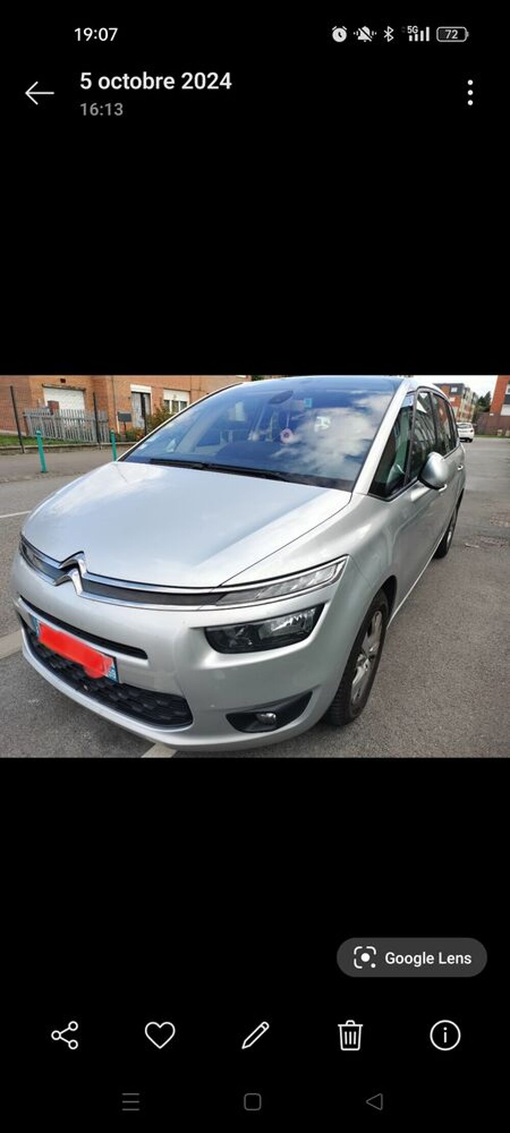 Grand C4 Picasso e-HDi 115 Attraction 2014 occasion 59500 Douai