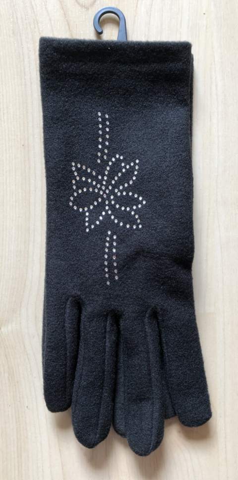 Gants fins femme noirs neufs Dracy-le-Fort (71)