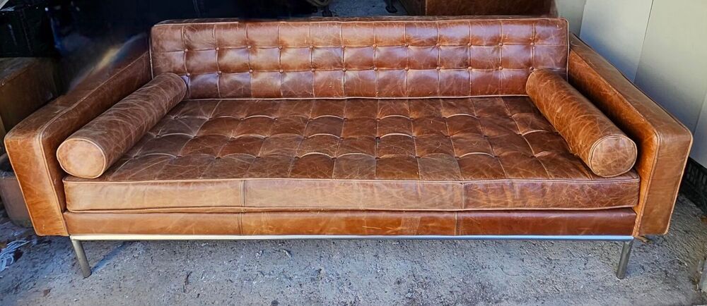 Deux Canap&eacute; style Vintage Maison du Monde Meubles