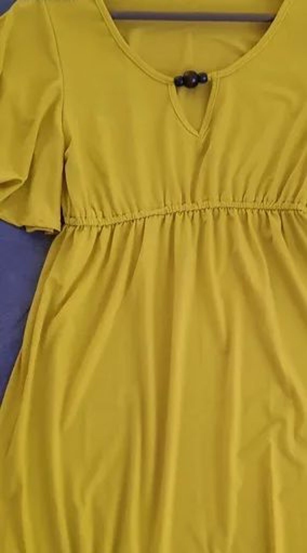 Robe courte - tunique de plage jaune 3 Suisses - T 36 - 38 Vêtements
