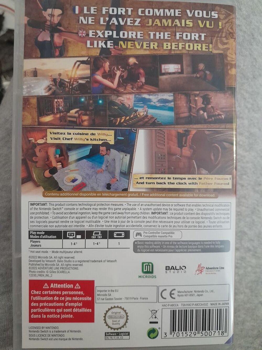 Jeu Fort Boyard Nintendo Switch Consoles et jeux vidéos