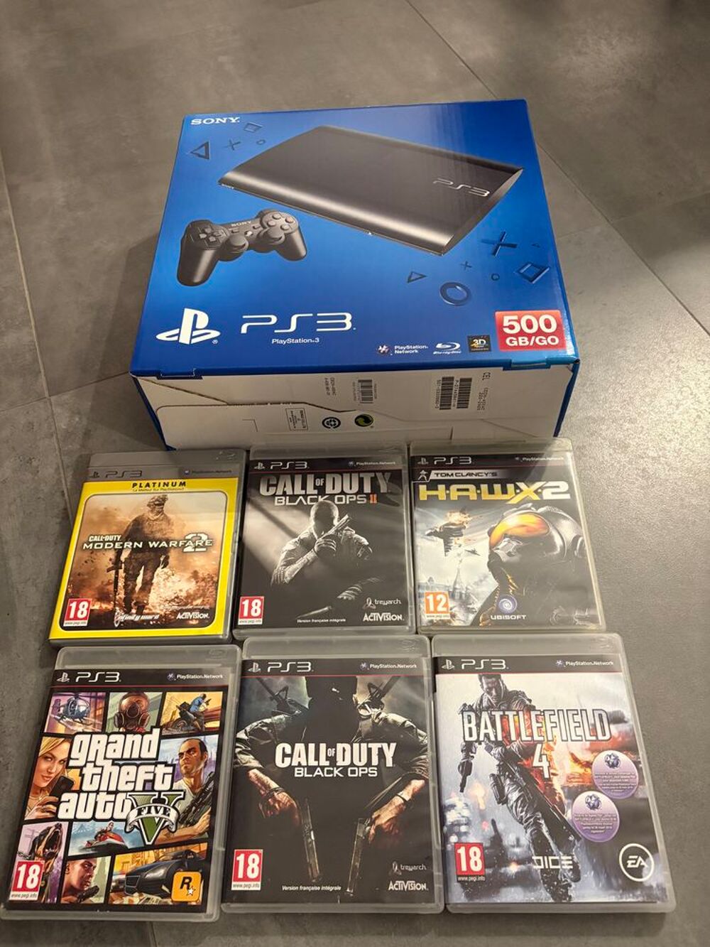 PS3 ultra SLIM 500go Consoles et jeux vidéos
