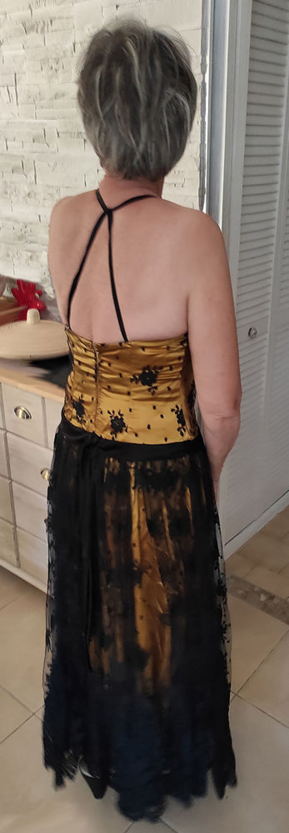 Robe longue dentelle Vêtements