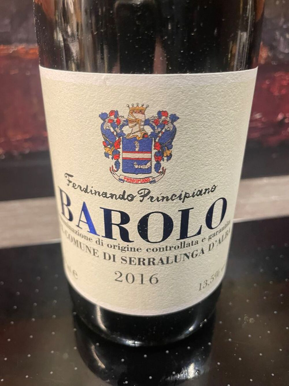 1 Bt BAROLO DEL COMMUNE DI SERRALUNGA D'ALBA 2016 - Fernandi Cuisine