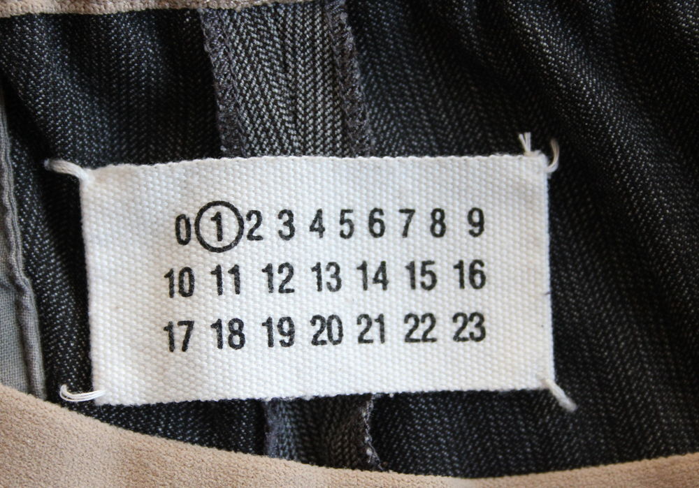 Pantalon gris &amp; beige MAISON MARTIN MARGIELA T.38 Vêtements