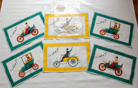 Sets de table SHELL objet publicitaire NICE 15 Issy-les-Moulineaux (92)