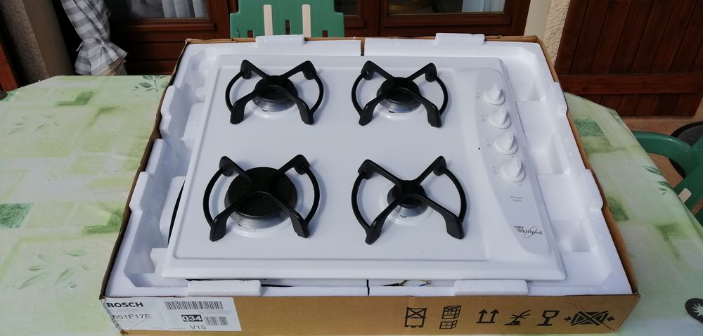 Table de cuisson gaz Whirlpool encastrable Electroménager