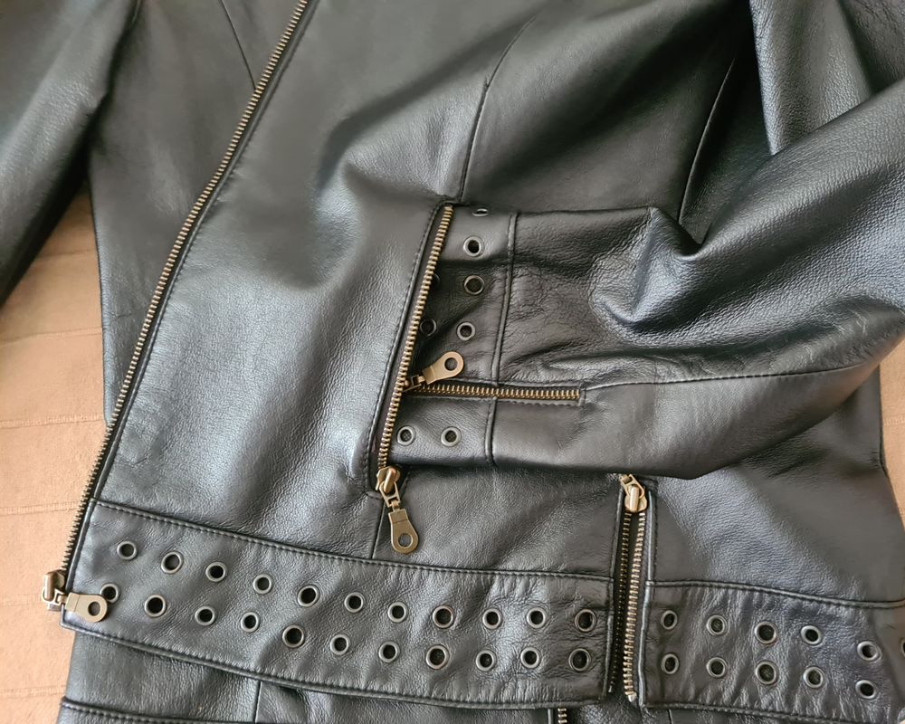 Veste en cuir femme Vtements