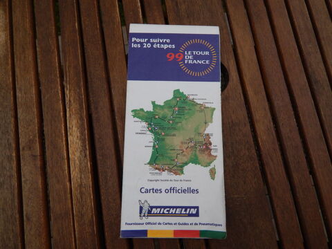 carte routière tour de France 1999 12 Maslacq (64)
