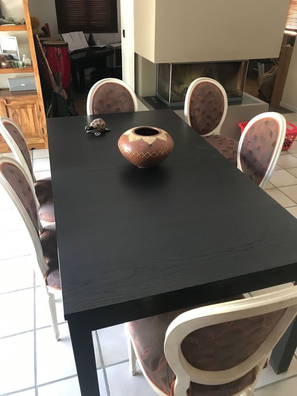 Ensemble table de s&eacute;jour + 6 chaises Meubles