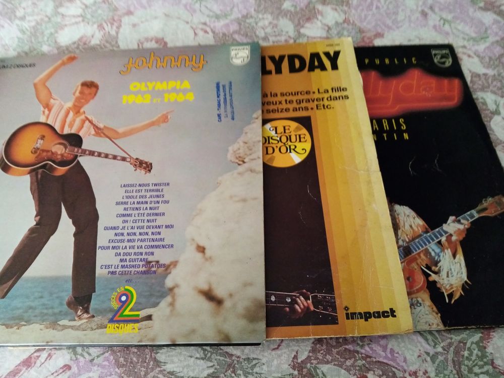 Collection de 33tours JOHNNY CD et vinyles