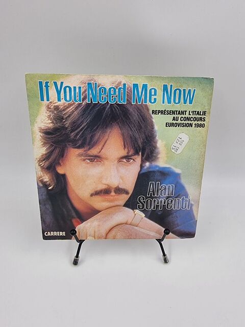 Vinyle 45 tours Alan Sorrenti : If You Need Me Now  4 Vulbens (74)