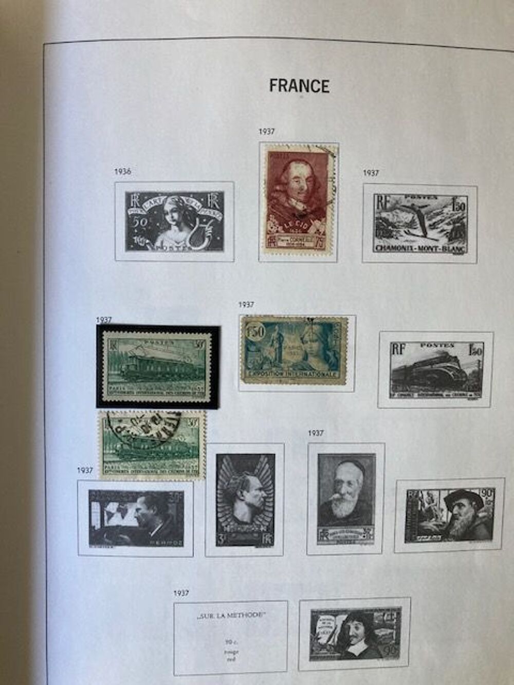 ALBUM DE TIMBRES FRANVCE 
