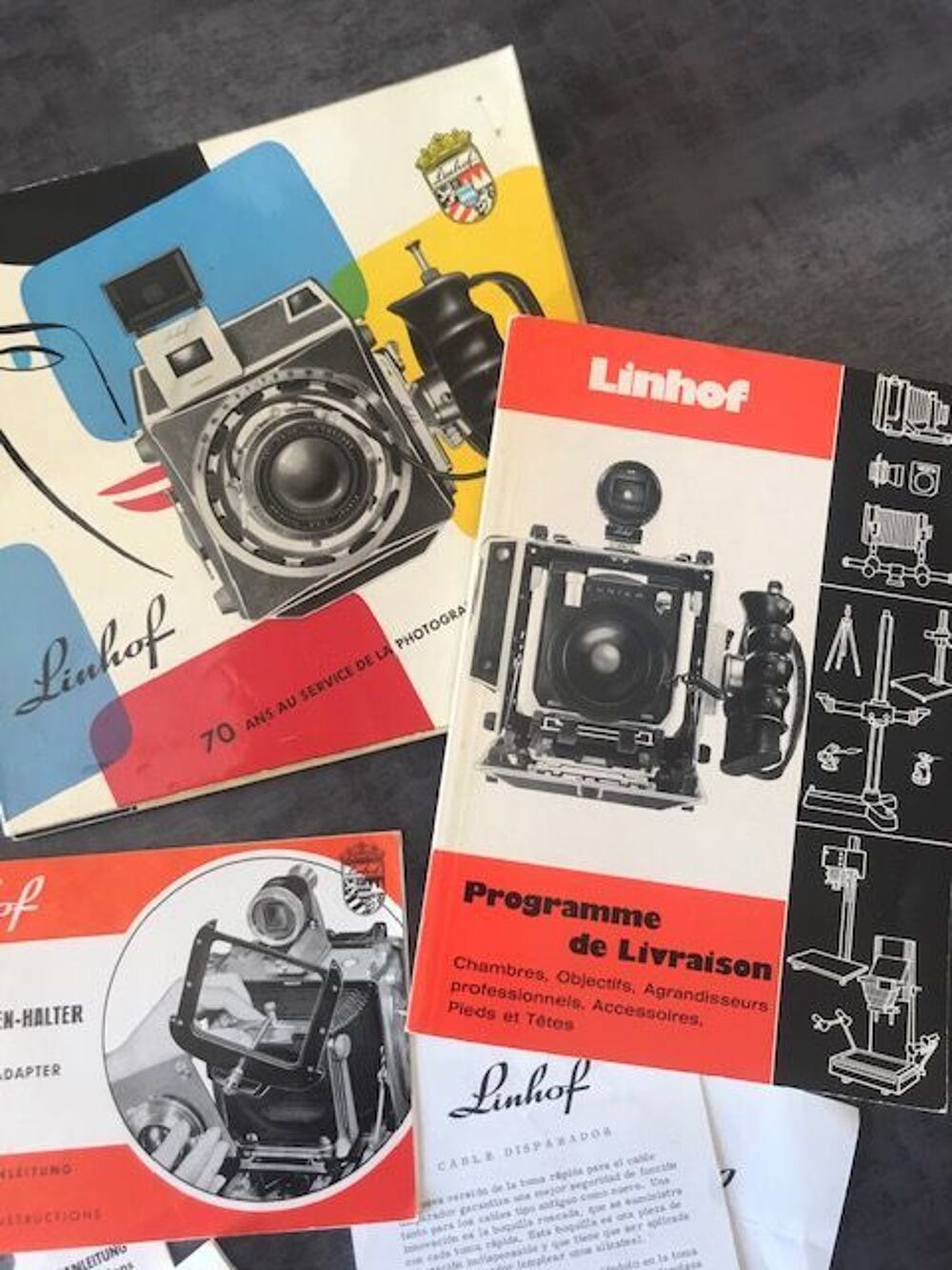 Linhof - documentation et notice Photos/Video/TV