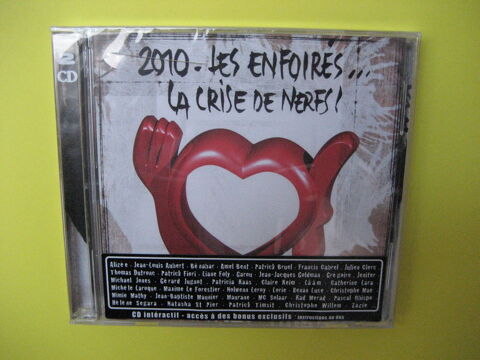 dble CD NEUF   2010 - LES ENFOIRES ... LA CRISE DE NERFS !   5 Reims (51)