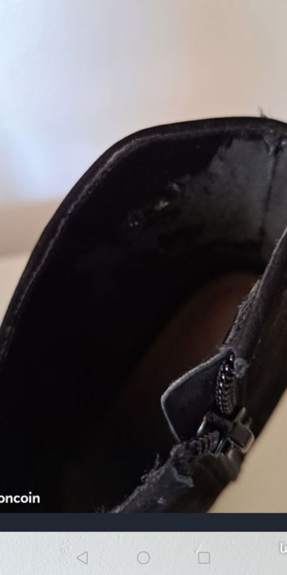 Bottines noir daim ALDO P. 36 &agrave; petit 37 Chaussures