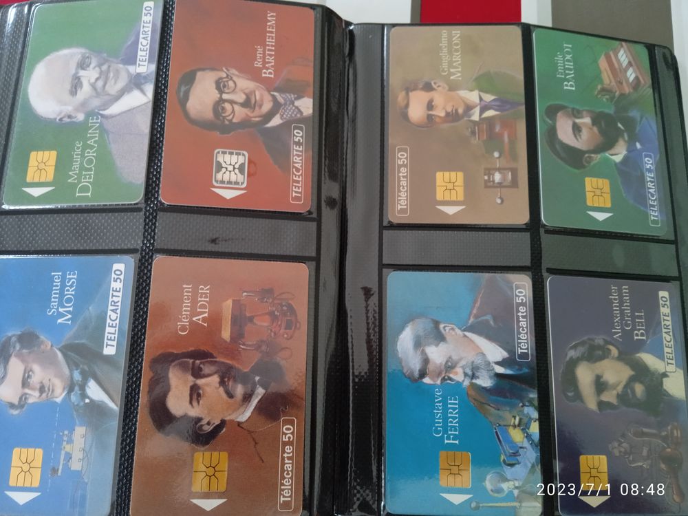 Cartes t&eacute;l&eacute;phoniques 
