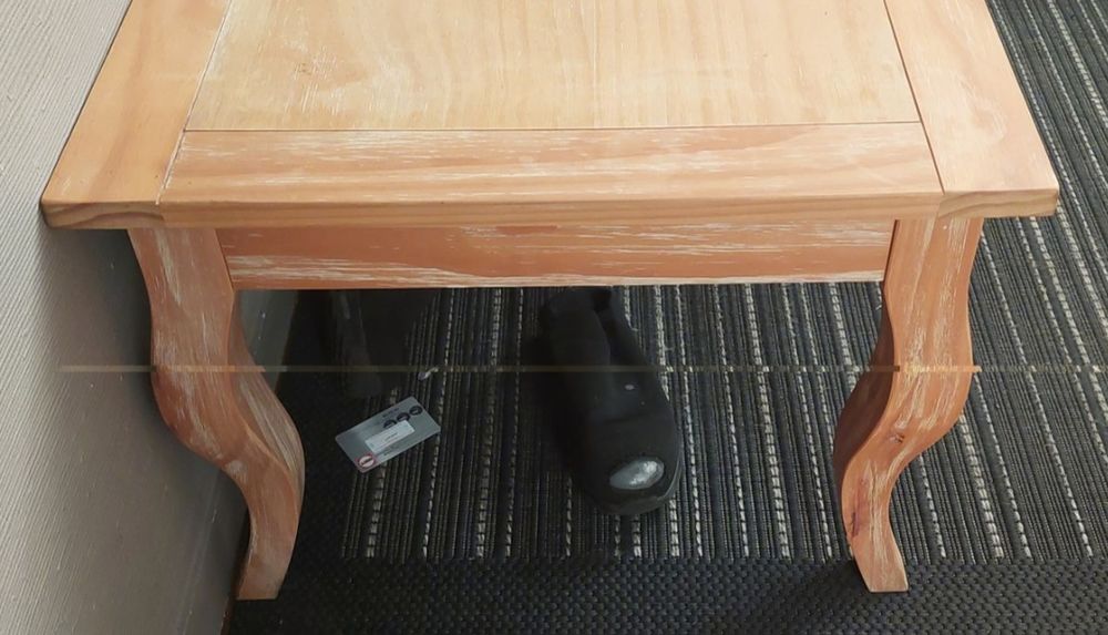 Table basse en bois massif, Conforama Meubles