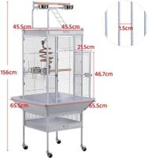   Grande Cage Oiseaux 