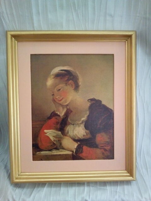 Reproduction de l'?uvre de Fragonard  la lettre  50 Savigny-sur-Orge (91)