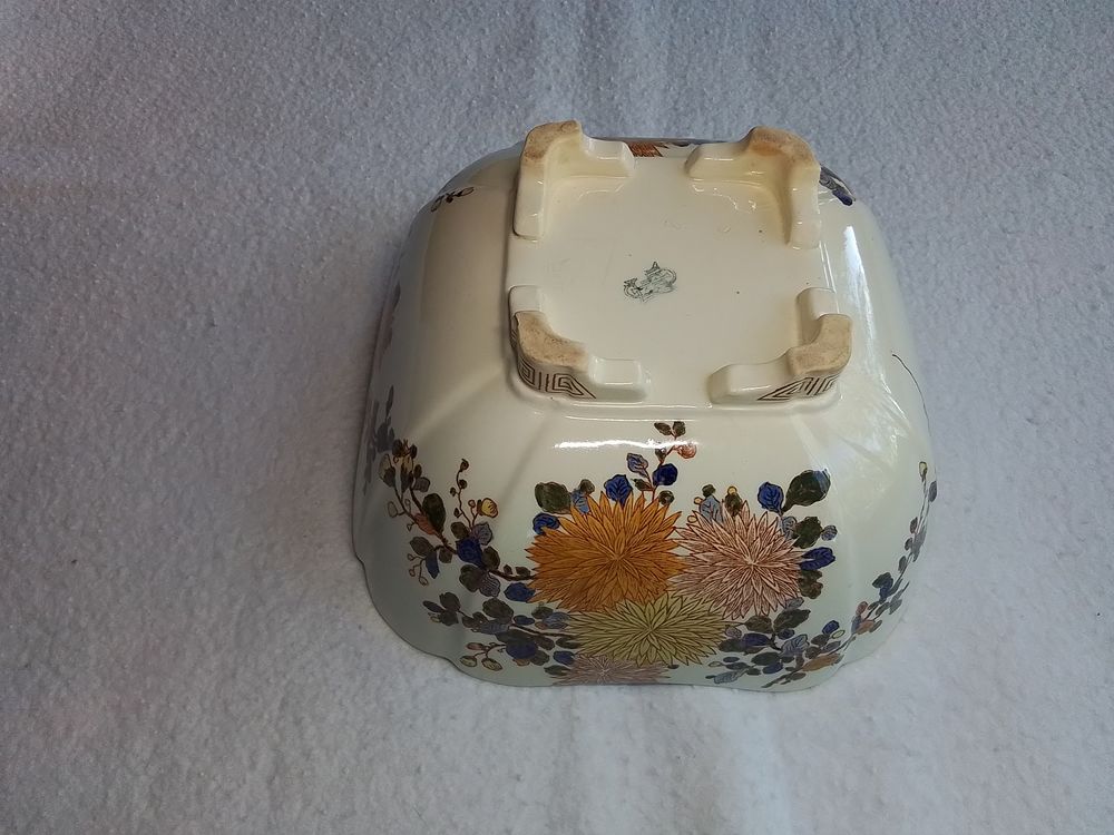 Beau cadeau fin ann&eacute;e , Coupe saladier en fa&iuml;ence Gien Décoration