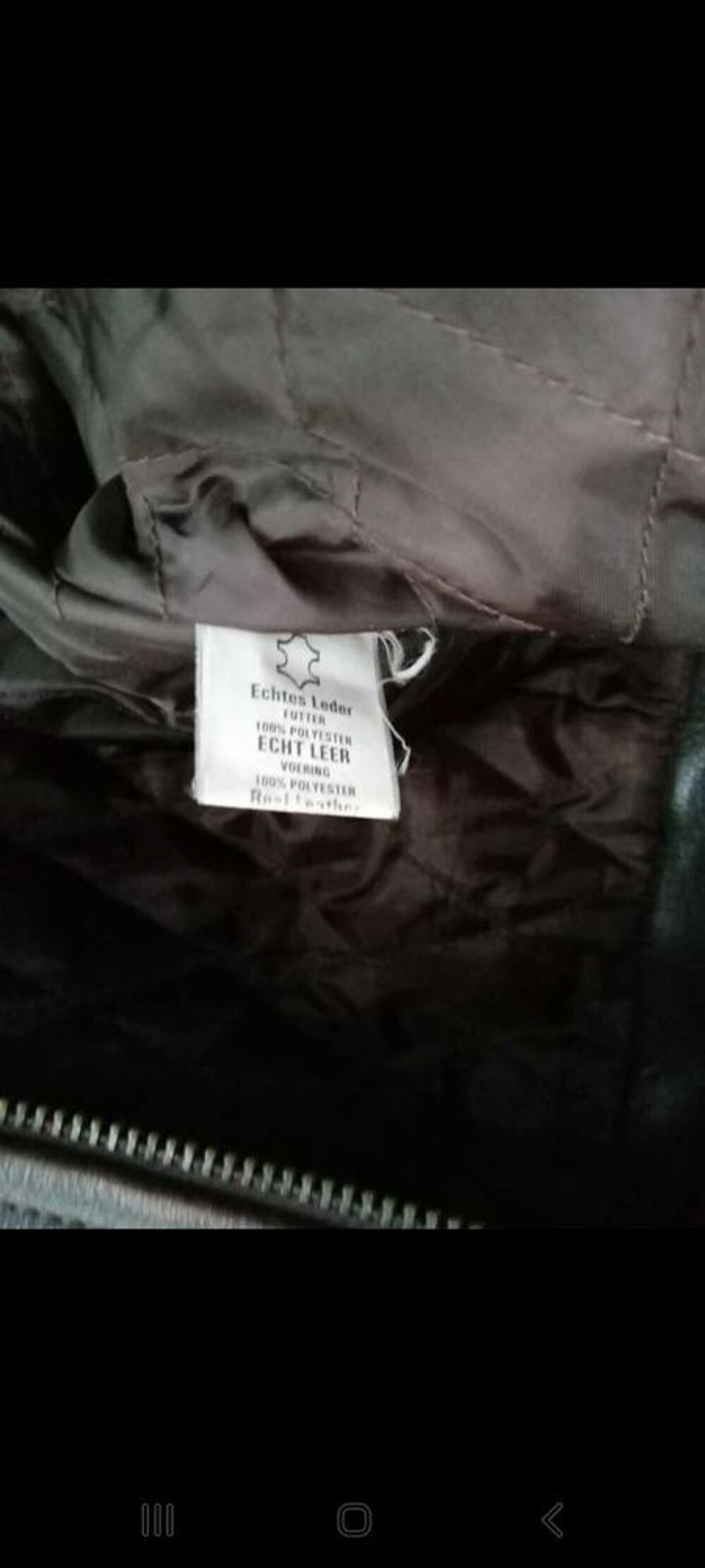 veste 3/4 nubuck noir homme marque take &agrave; look taille M Vêtements