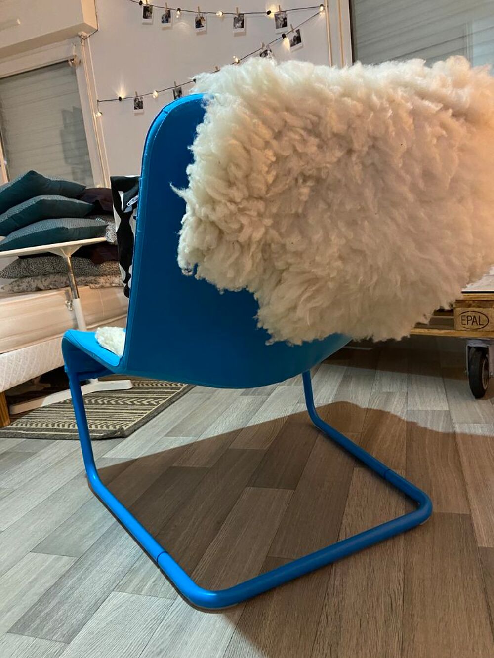 Fauteuil IKEA bleu Meubles