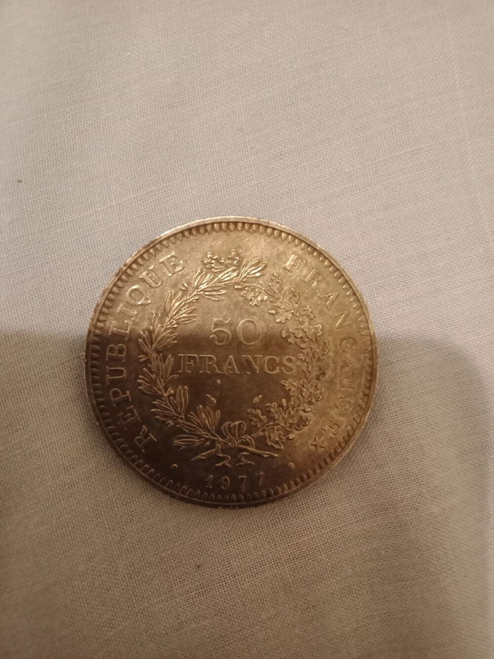 Pi&egrave;ces de 50 francs 