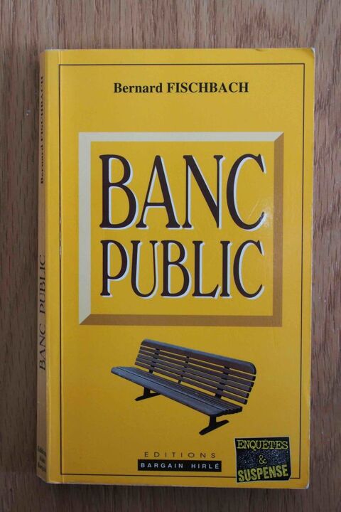 Banc public Bernard Fischbach 2 Rennes (35)