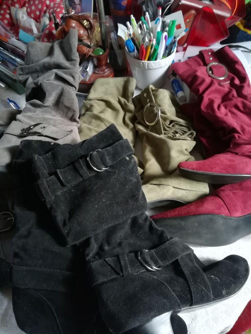 Lot de botted Chaussures
