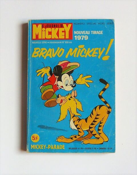 Le journal de Mickey 886 bis : Bravo Mickey ! - 1979 5 Argenteuil (95)