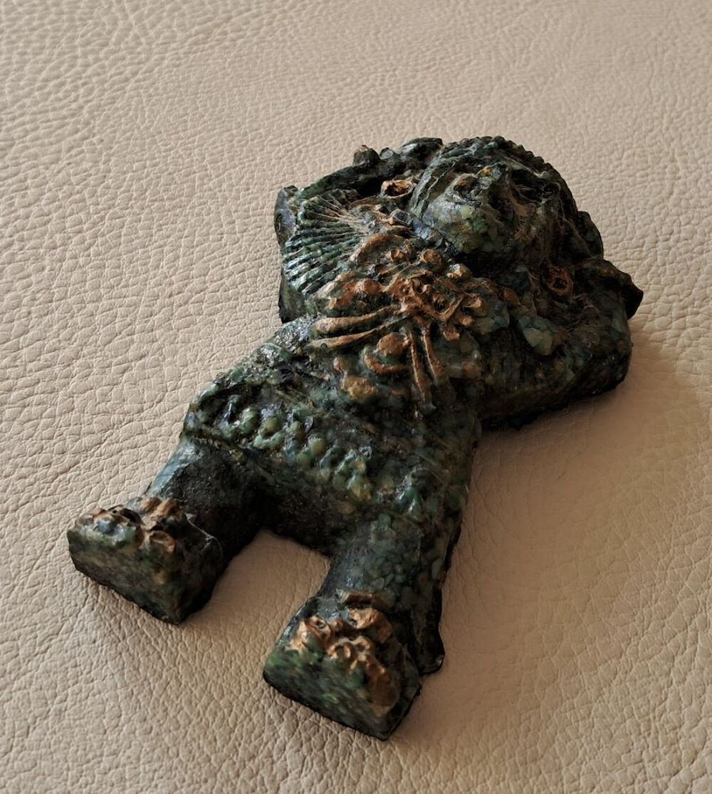 Statue figurine de la divinit&eacute; azt&egrave;que xipe totec Décoration