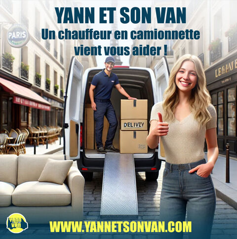 Camionnette + chauffeur déménageur aide au déménagement 0 75013 Paris