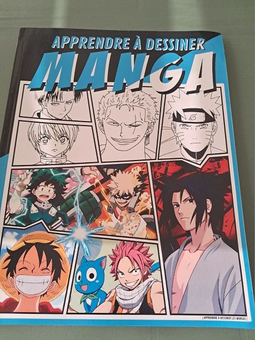 Livre n&deg;2 Apprendre a dessiner Manga japon Naruto One piece Livres et BD