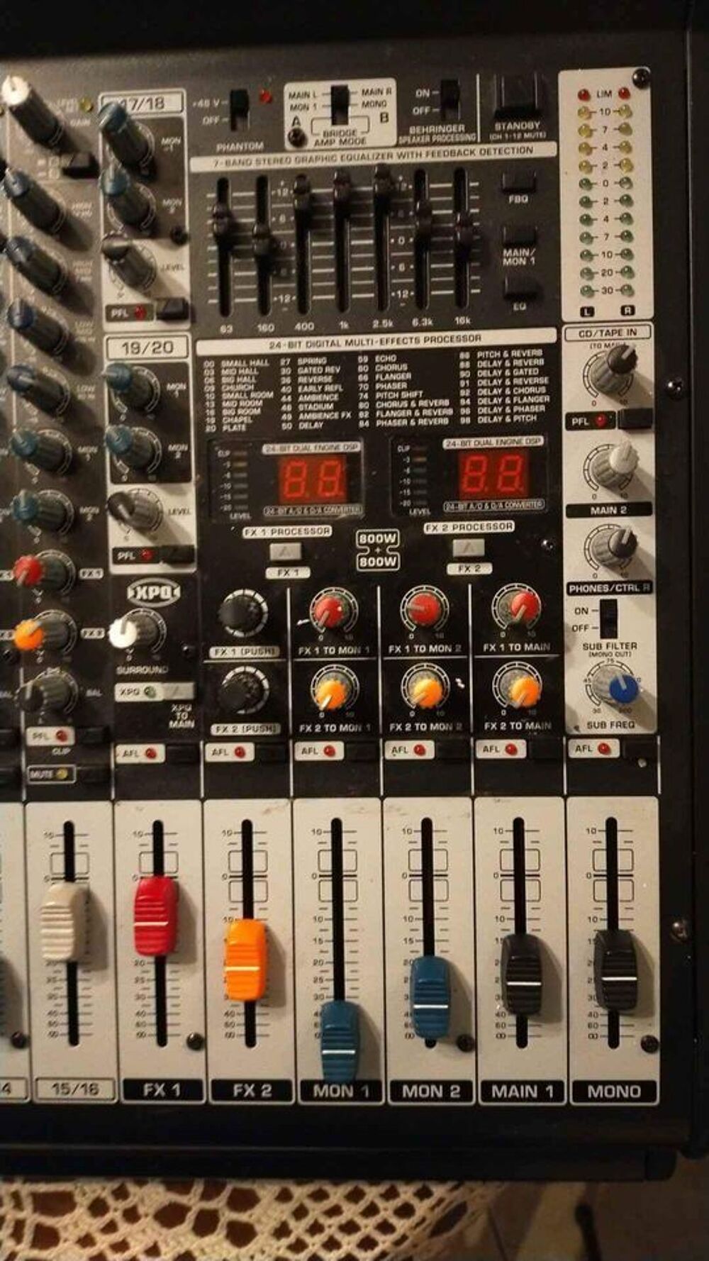 table de mixage Audio et hifi
