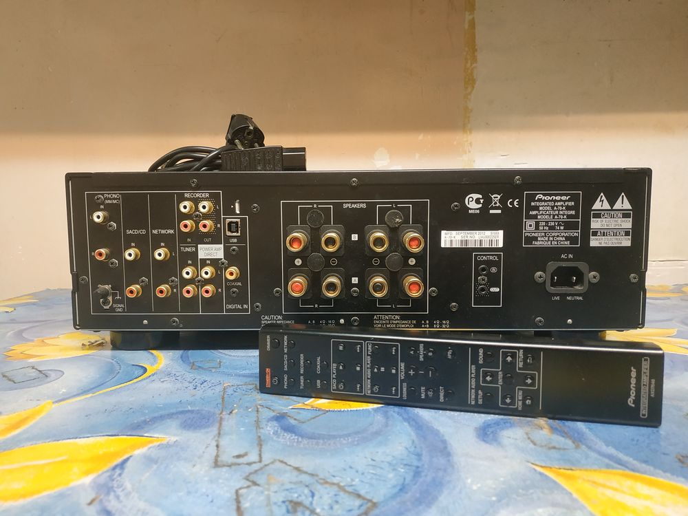 PIONEER A-70-K Ampli Hi-Fi Haut de gamme avec T&eacute;l&eacute;commande Audio et hifi